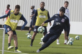 O treino rolou tranquilamente na manhã dessa segunda-feira