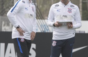Walmir Cruz no treino da manhã de segunda-feira