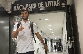 Camacho chega à Arena para enfrentar o Bahia, pelo Brasileirão