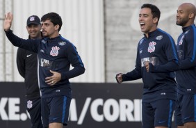 Fagner e Jadson no treino de terça-feira já pensando no Bahia
