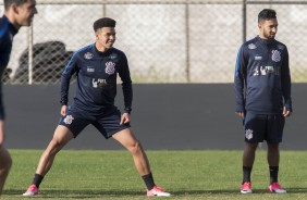 Marquinhos Gabriel e Clayson treinam para encarar o Bahia