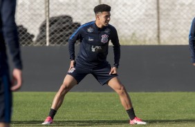 Marquinhos Gabriel não teve lesão constatada e, por isso, treina normalmente