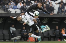 Gabriel em jogada contra o Botafogo, pelo Brasileiro, na Arena