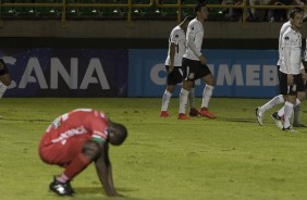 O empate no final do jogo deu novo flego ao Corinthians para o jogo de volta, na Arena