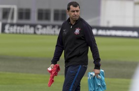 Carille comandou o ltimo treino antes do duelo contra o Botafogo