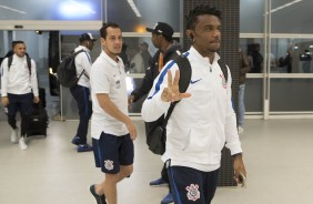 Moisés chegando na Arena para jogo contra o Botafogo