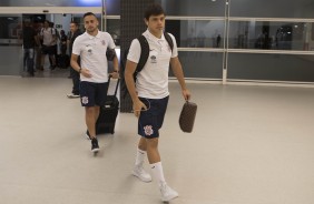 Romero chega  Arena para duelo contra o Atltico-PR