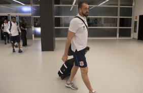 Walter chega  Arena para duelo contra o Atltico-PR