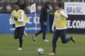 Jogadores treinaram no CT nesta tera-feira