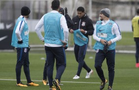 Os jogadores fazem ltimo treino antes de ir a Florianpolis para encarar o Ava