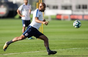 Felipe Bastos no treino aps partida contra o Ava