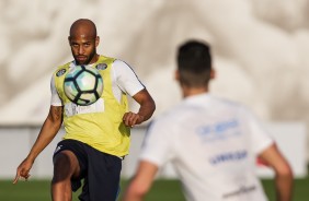 Felipe Bastos no treino aps partida contra o Ava