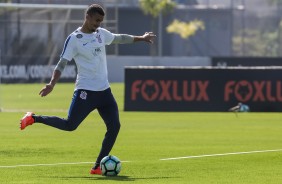 Jogadores no treino da manh antes do embarque para o Rio