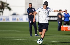 Marciel no treino aps partida contra o Ava