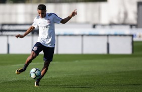 Pedrinho no treino aps partida contra o Ava