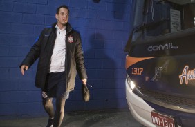 Rodriguinho antes da partida contra o Avaí pelo campeonato brasileiro