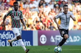 Rodriguinho em ao contra o Fluminense no Maracan pelo Brasileiro 2017