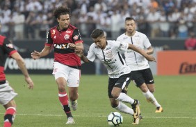 Pedrinho entrou no segundo tempo contra o Flamengo