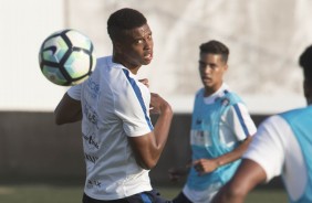 Carlinhos no treino desta tarde