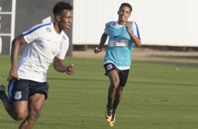 Moiss e Pedrino no treino desta tarde