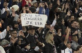 A Arena estava lotada para receber Corinthians e Sport pelo Brasileiro