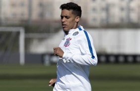 Pedrinho tambm treinou forte durante reapresentao do Corinthians