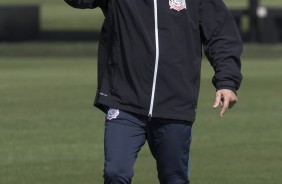 Walmir Cruz no treino de reapresentao do Corinthians
