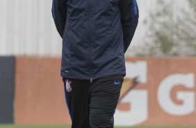 Carille comanda treino do Corinthians de olho na Chapecoense
