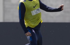 Rodrigo Figueiredo no treino de hoje no CT