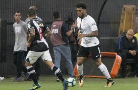 Kazim entrou no segundo do tempo do duelo contra o Vasco, na Arena