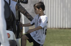 Filho de Fagner  sensao nos treinos do Corinthians