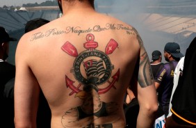 Tatuagens relacionadas ao Corinthians deixaram cenrio ainda mais especial