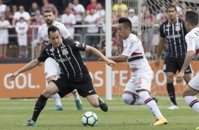 Foi da raa de Rodriguinho que surgiu a jogada do gol de Clayson, contra o So Paulo