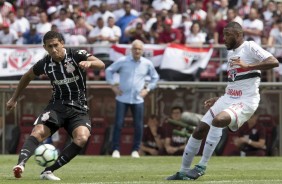 Pablo durante o Majestoso deste domingo, no Morumbi