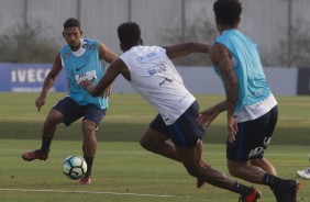 Léo Príncipe também foi novidade no treino de hoje