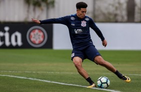 Marquinhos Gabriel também fez treino de finalização hoje