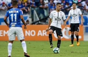 Gabriel durante a partida contra o Cruzeiro no Mineirão