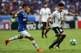 Marquinhos Gabriel entrou no lugar de Jadson e deu mais dinâmica a partida contra o Cruzeiro