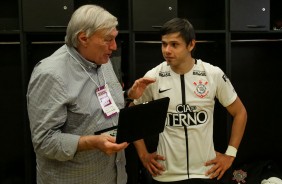 O atacante Angel Romero est no Corinthians desde 2014
