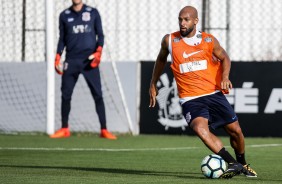 Felipe Bastos no treino da tarde no CT Joaquim Grava