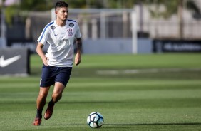 Pedro henrique no treino do Corinthians