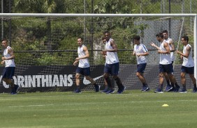 Penúltimo treino do Corinthians antes de encarar o Bahia
