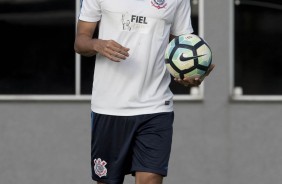 Camacho treinando no CT Joaquim Grava para enfrentar o Grmio, na Arena Corinthians