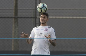 Pedro Henrique no treino desta tera-feira no CT Joaquim Grava