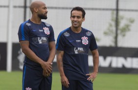 Na manhã deste sábado, o elenco do Timão realizou treinamento tático