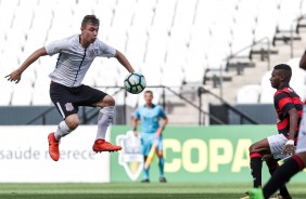 Sub-20 do Corinthians em ao em partida vlida pelas quartas de finais do campeonato paulista