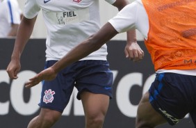 Léo Príncipe no treinamento desta quarta-feira
