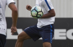 Léo Príncipe no treinamento desta quarta-feira