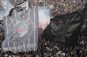 As organizadas cantaram unidas no treino na Arena