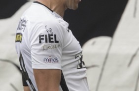 A linda vibração de Balbuena ao comemorar seu gol diante o Palmeiras na Arena Corinthians